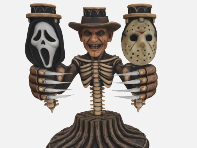horror movie candle holder 