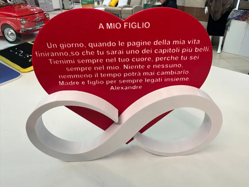 Cuore con infinito per San valentino