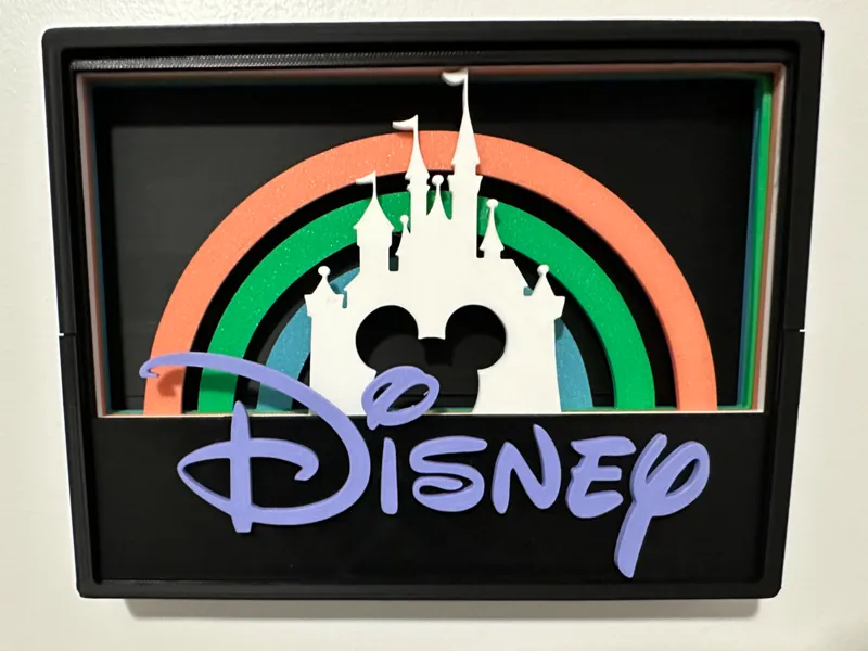 Disney Castle Shadowbox