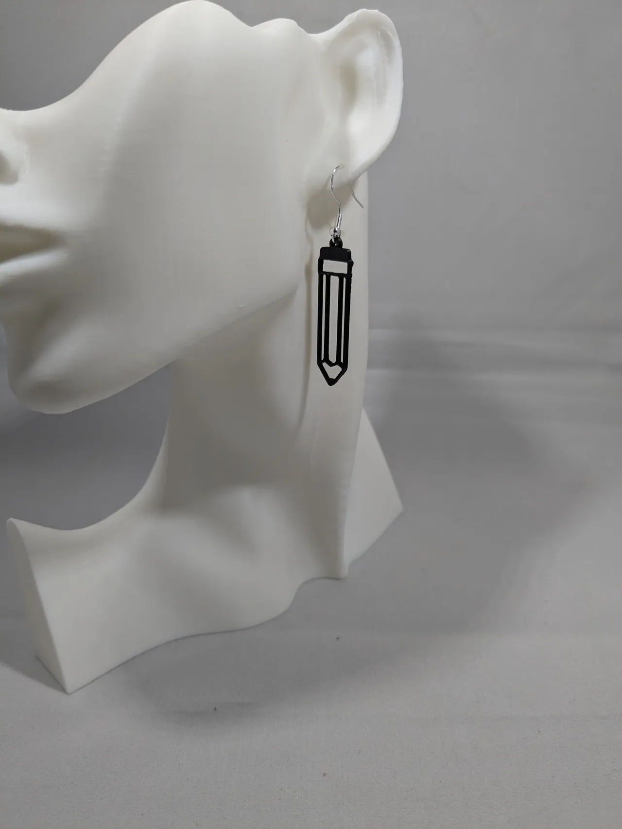 Pencil earrings view 4