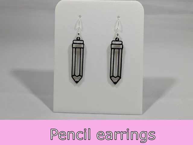 Pencil earrings