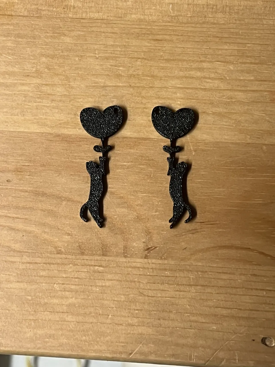 cat earrings view 2