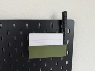 Ikea Skadis Karteikarten