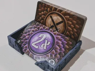 Compact Gloomhaven Attack Modifier Deck Tray
