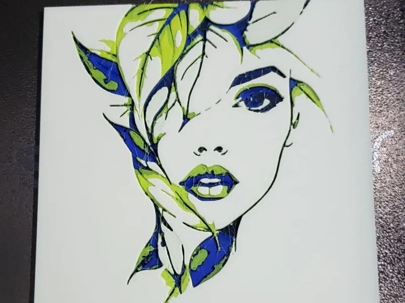 Leaf lady