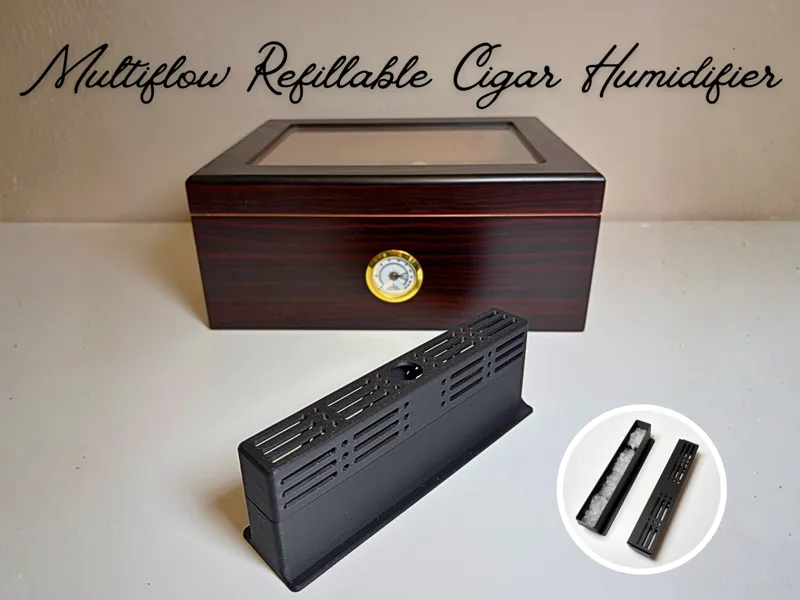 Multiflow Refillable Cigar Humidifier