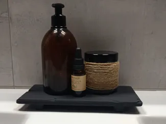 Bandeja lavabo símil piedra pizarra