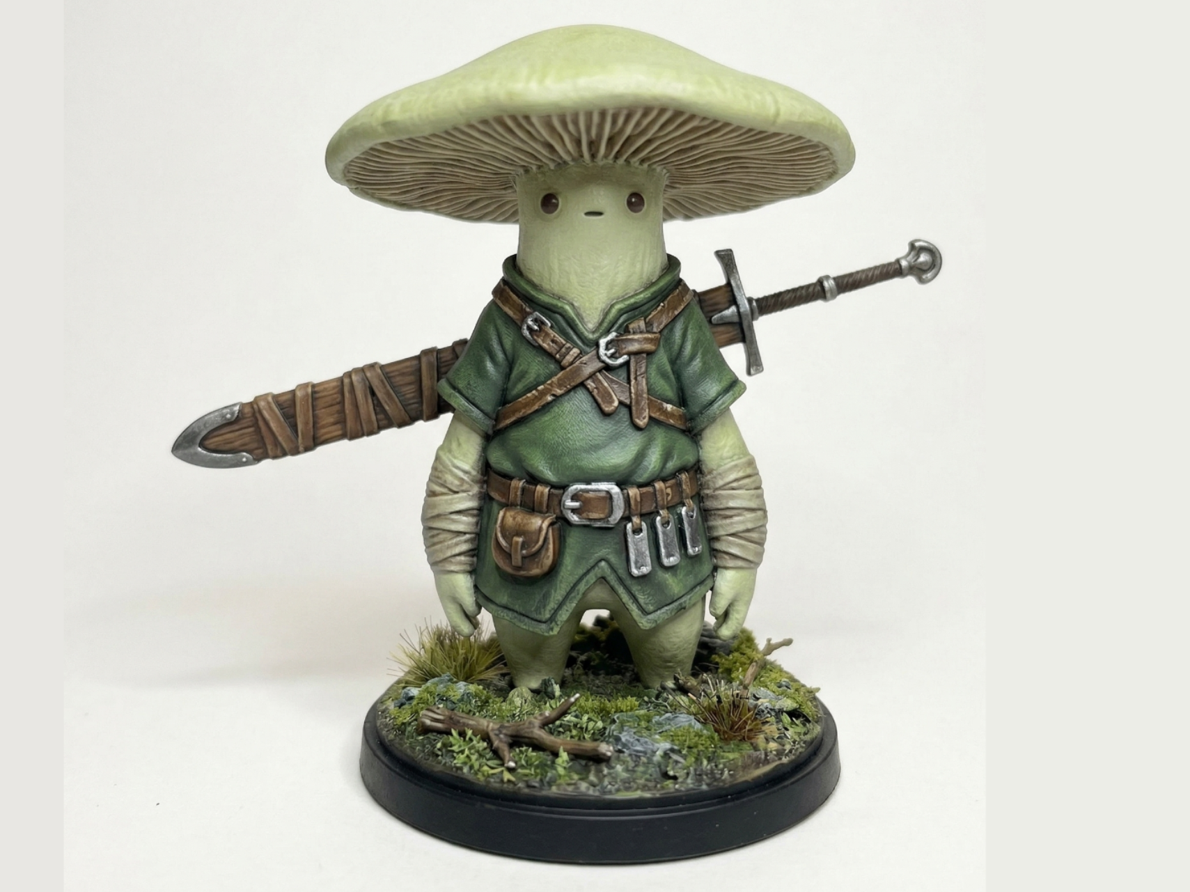 Myconid Adventurer D&D Miniature (45mm)