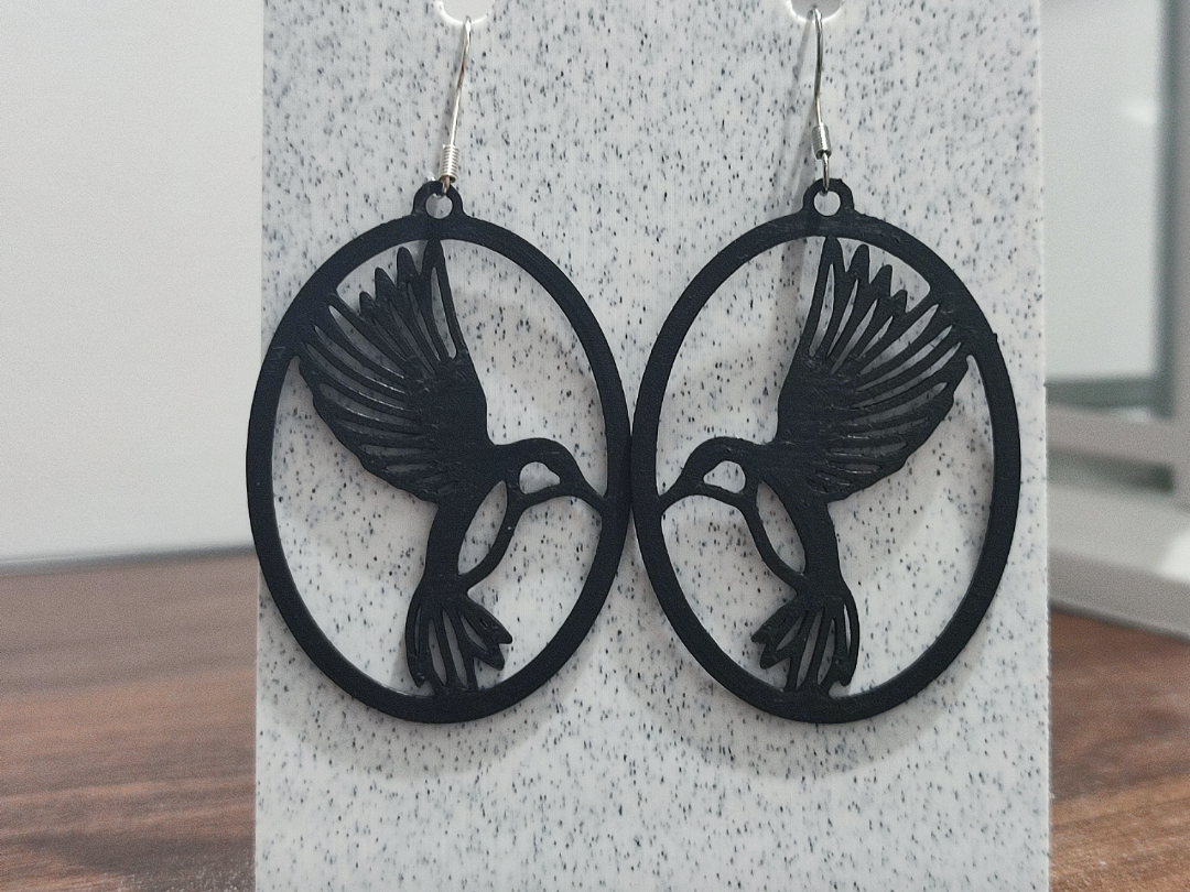 Aretes Vuelo Colibrí