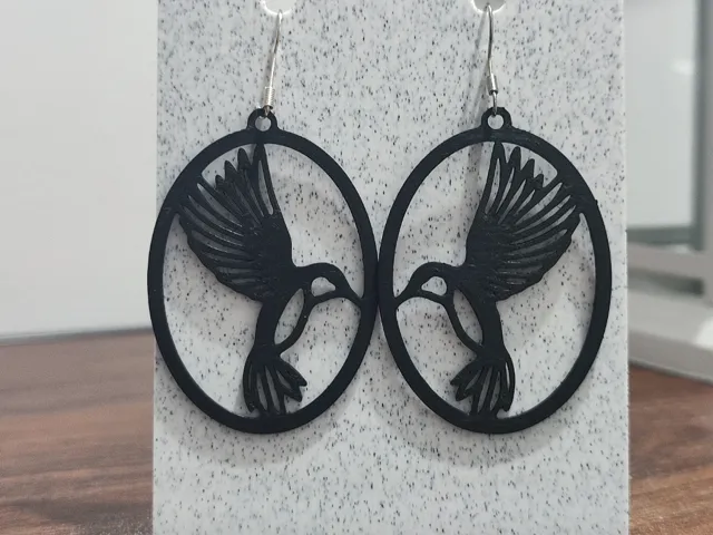 Aretes Vuelo Colibrí