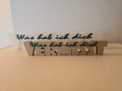 Display Stand "How I Missed You"