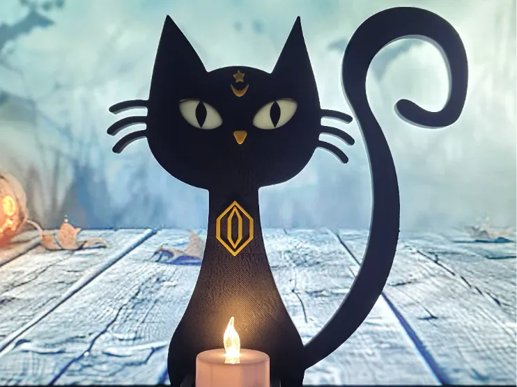 LED Halloween Tealight Candle Holder