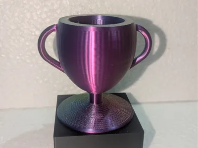 84mm Trophy cup with base for name plate