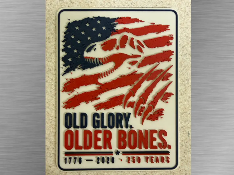 Patriotic-Old Glory-Older Bones 150x200