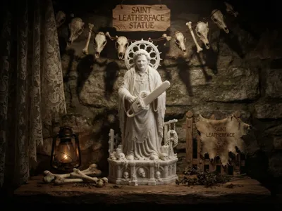 Saint Leatherface Statue