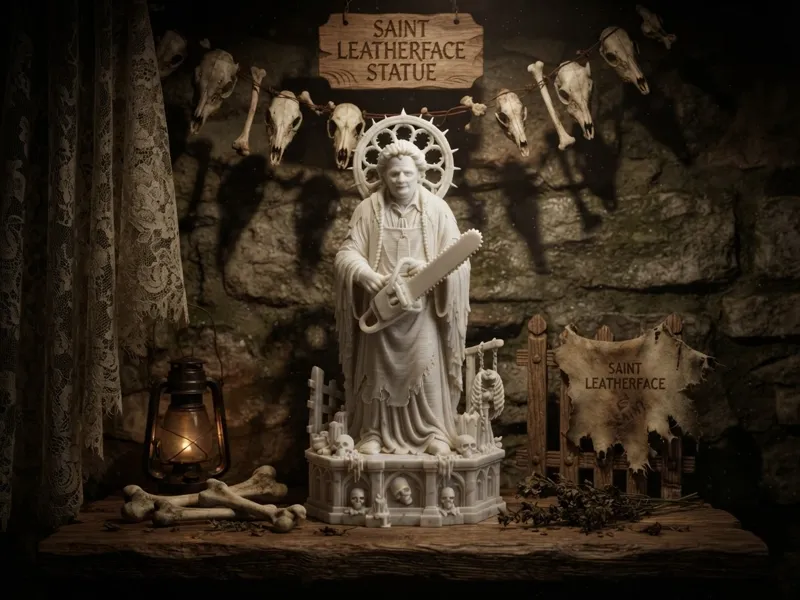 Saint Leatherface Statue