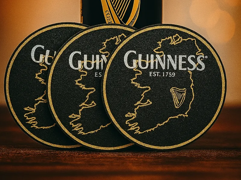 Irish Inspired - Guinness Coasters - Ireland
