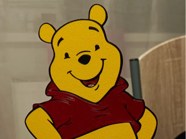 Winnie the Pooh wall art 4 color