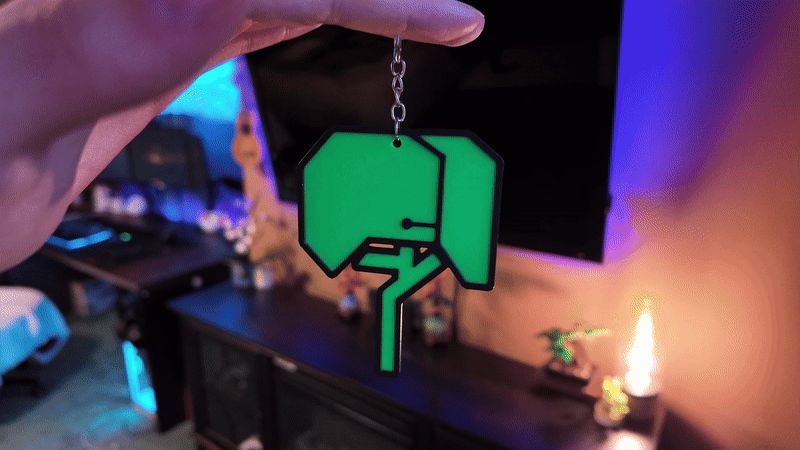 LittleBigPlanet Tree (keychain/wall-art)