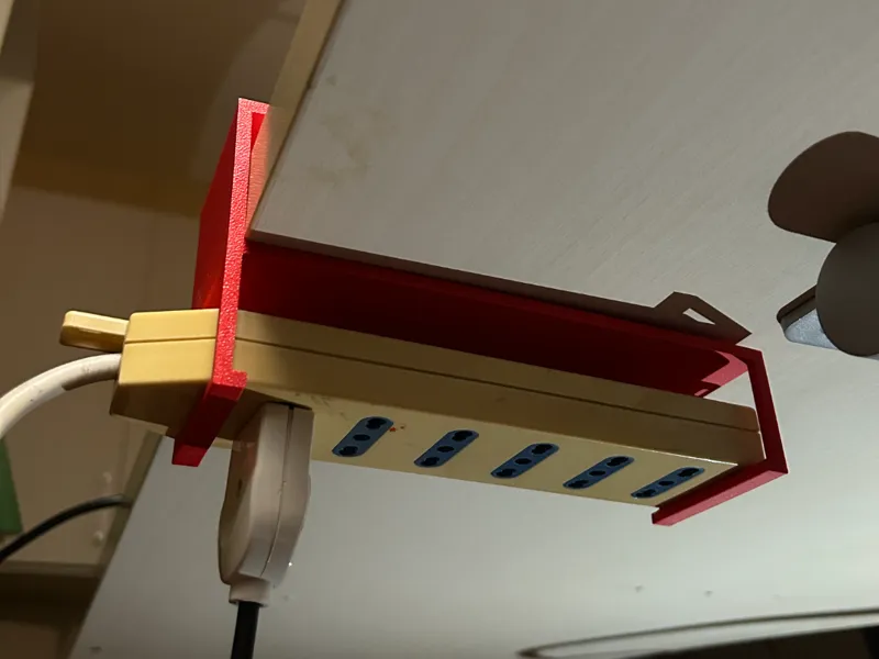 Adjustable Electric Power Strip Table Support