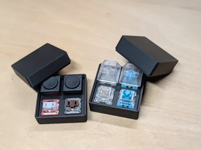 Customizable Key Switch Tester with Carrying Case