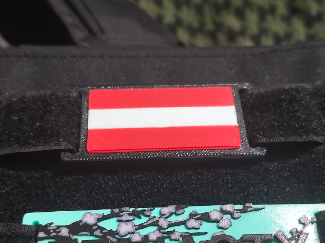 Austria Molle flag 3D model
