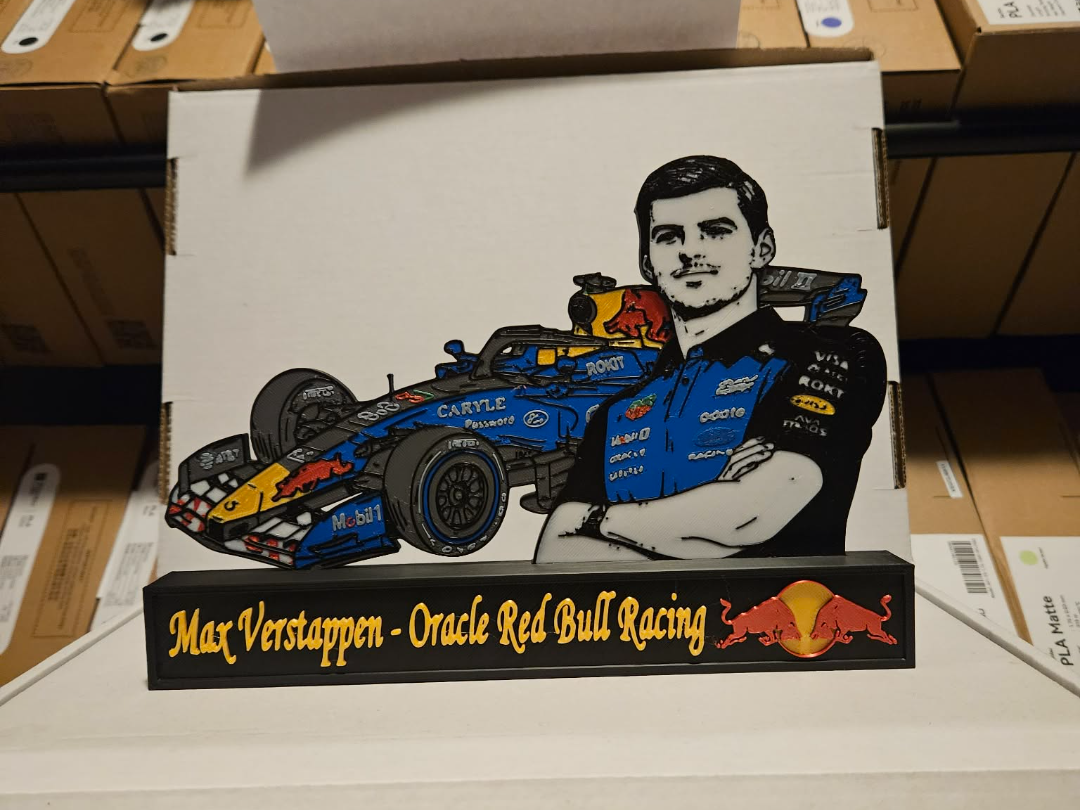 Max verstappen oracle red bull Racing f1 display