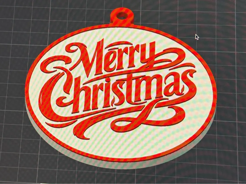 Merry Christmas Christmas Ornament 