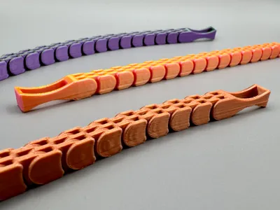 Fidget Chain – Print-in-Place Articulated Desk Toy