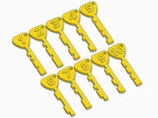 10 Unique Escape Room Keys