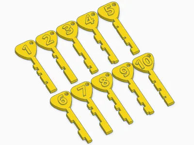 10 Unique Escape Room Keys