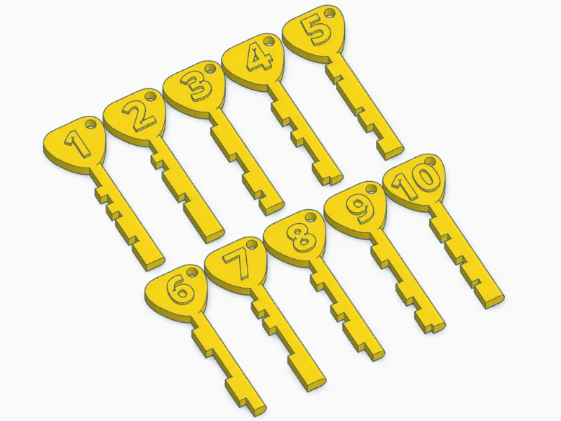 10 Unique Escape Room Keys