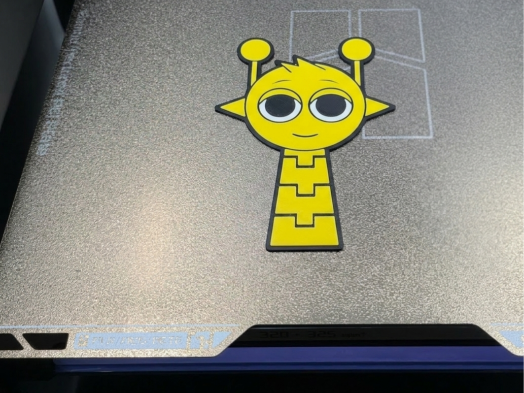 Articulating yellow sprunki (Simon)