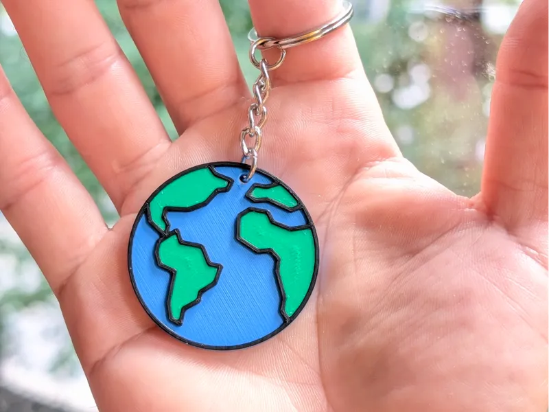 Earth - Keychain