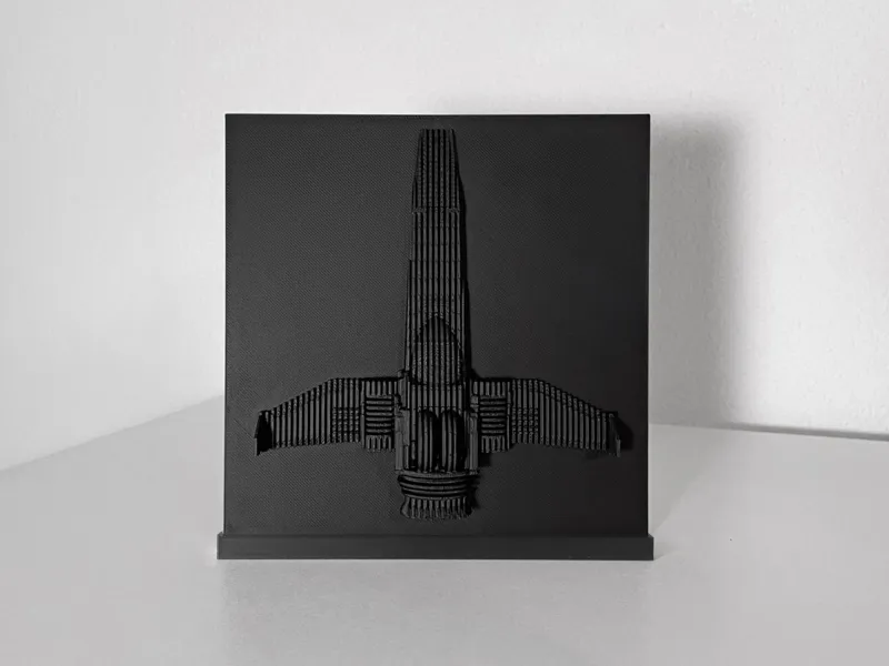 Spaceship Layered Sculpture