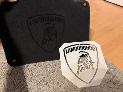 Lamborghini Stencil - Detailing