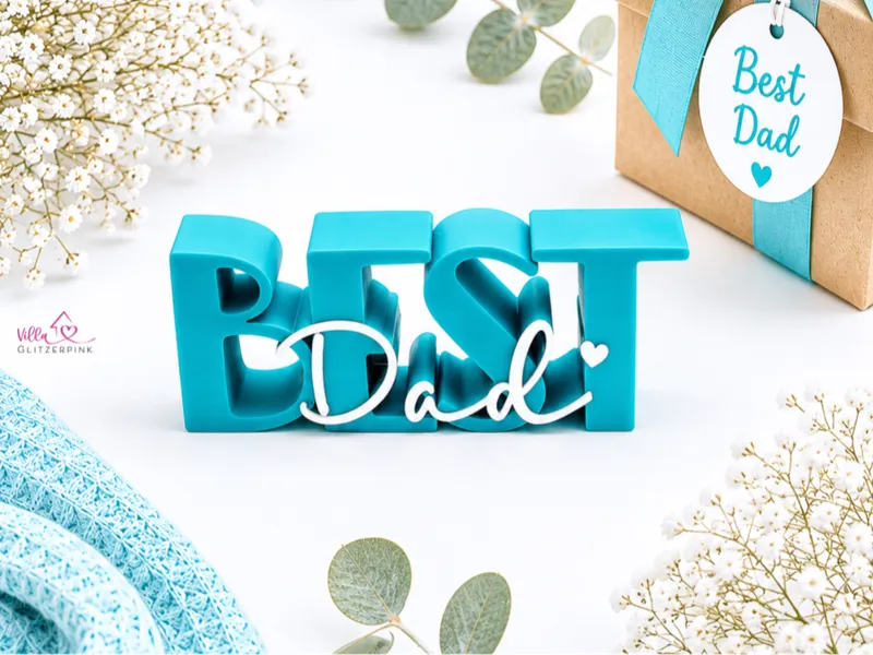 Schriftzug Best Dad ♡