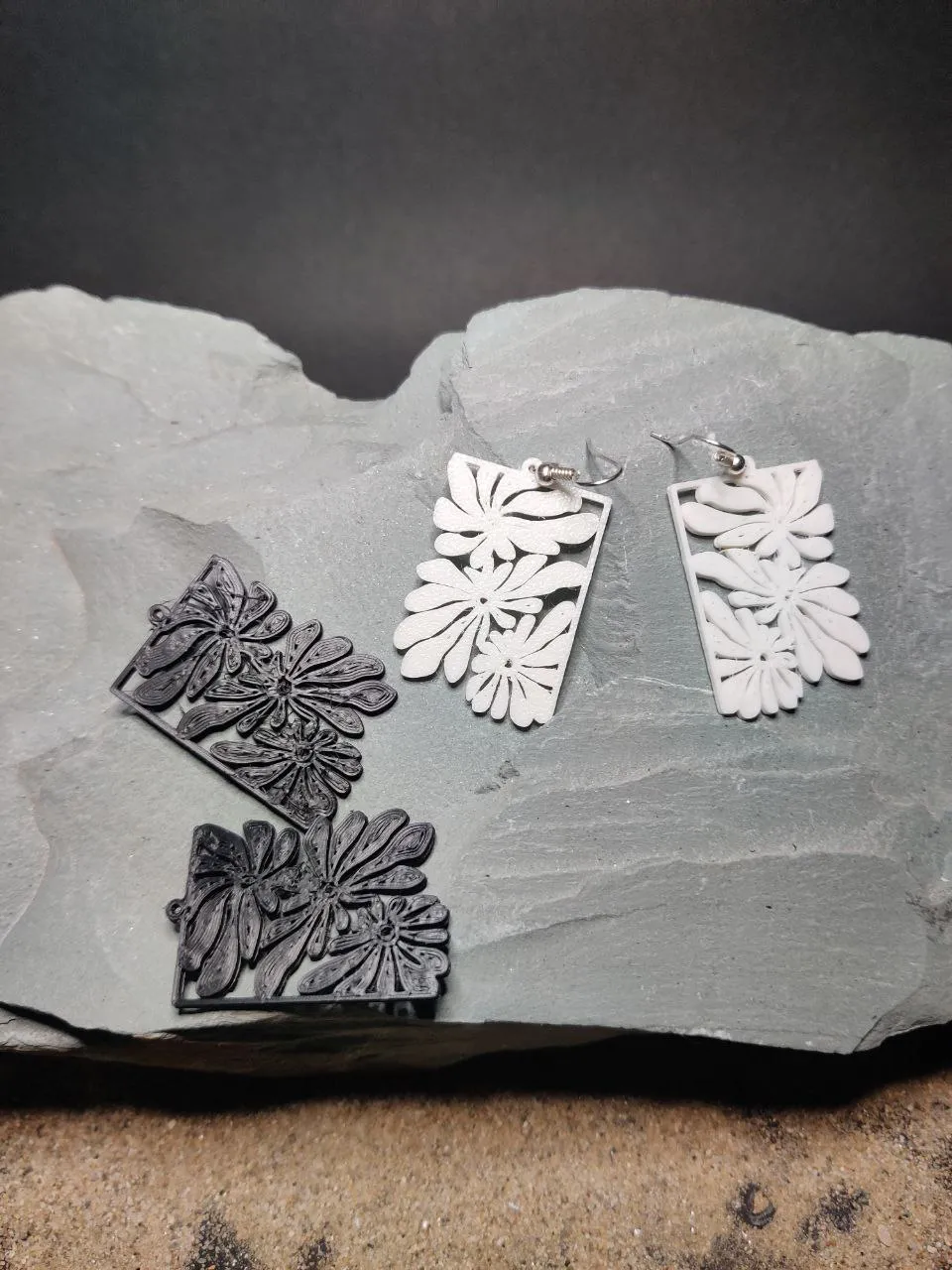 Blooming dance earrings view 3