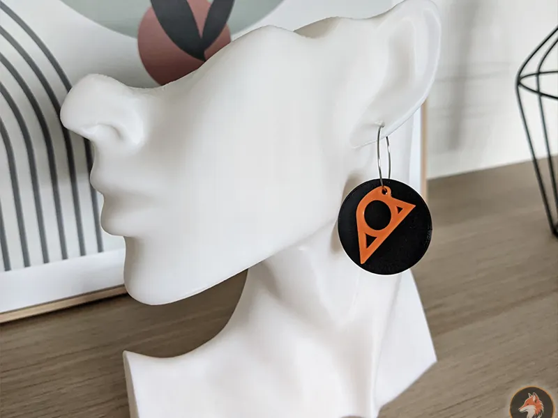 Boucles d’oreilles "Biangles" 