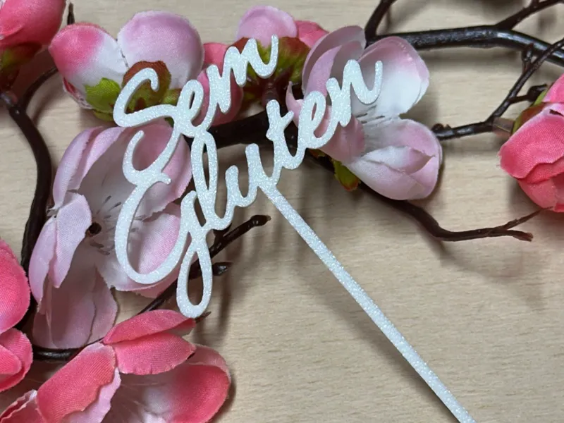 Sem Gluten - Gluten Free - Cake & Food Topper
