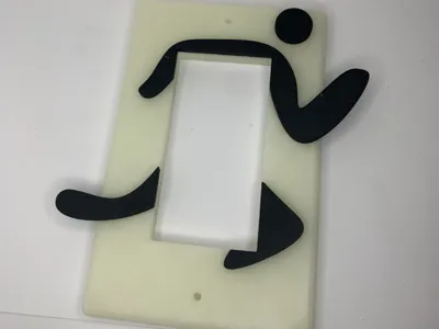 Light Switch Cover    Running Man 