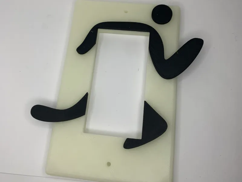 Light Switch Cover    Running Man 