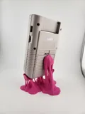 Поставка за Game Boy DMG с дизайн на разтопена дъвка