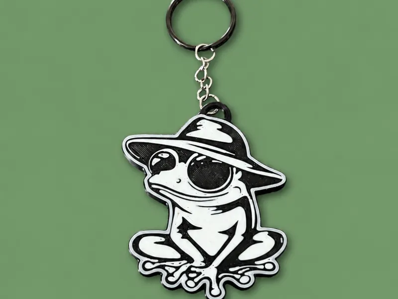frog keychain