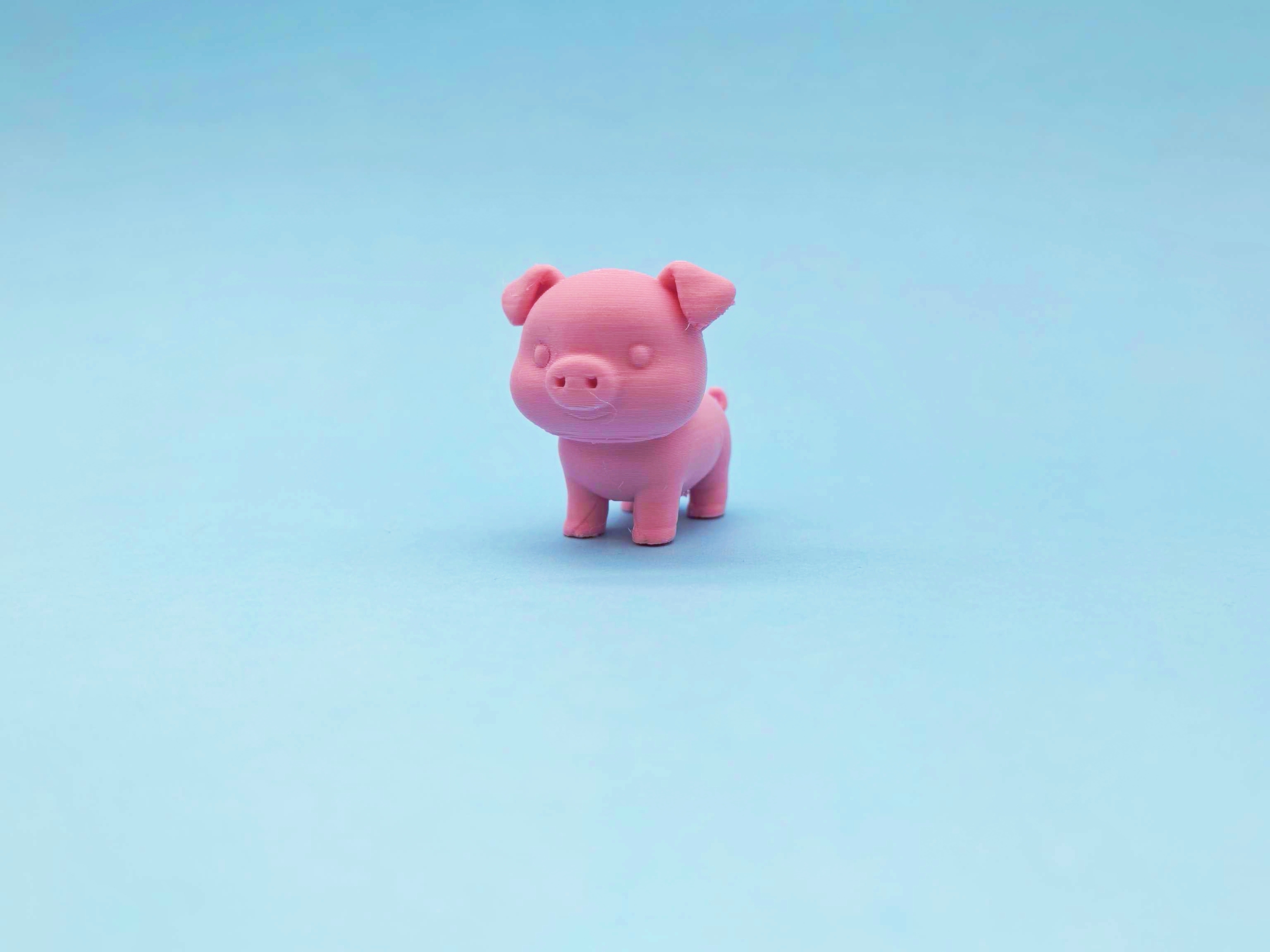 Miniatura 1 do modelo 3D 针织可爱小猪