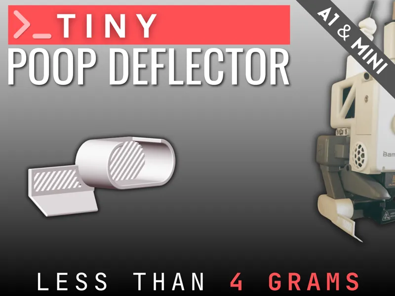 A1 Tiny poop deflector