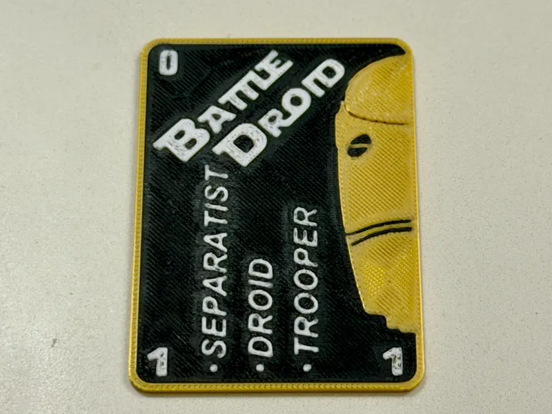 Star Wars Unlimited Battle Droid Token
