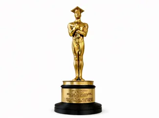 Graduation Statue Trophy with Custom Name Plate