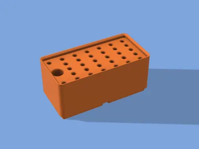 Porta punte da 3mm gridfinity per dremel