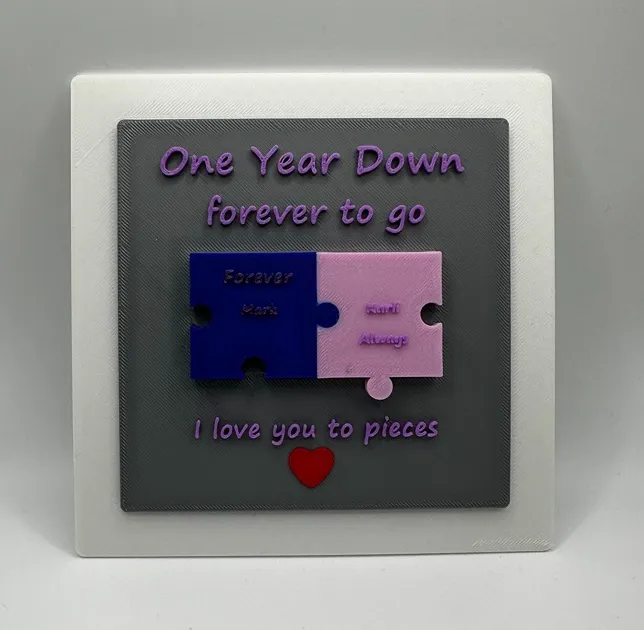 Romantic Puzzle Pieces